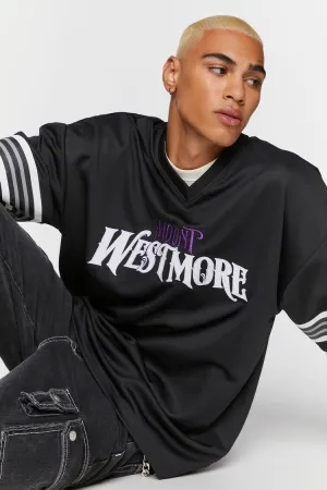 Forever 21 Men's Mount Westmore Embroidered Varsity T-Shirt Black/Multi Forever 21
