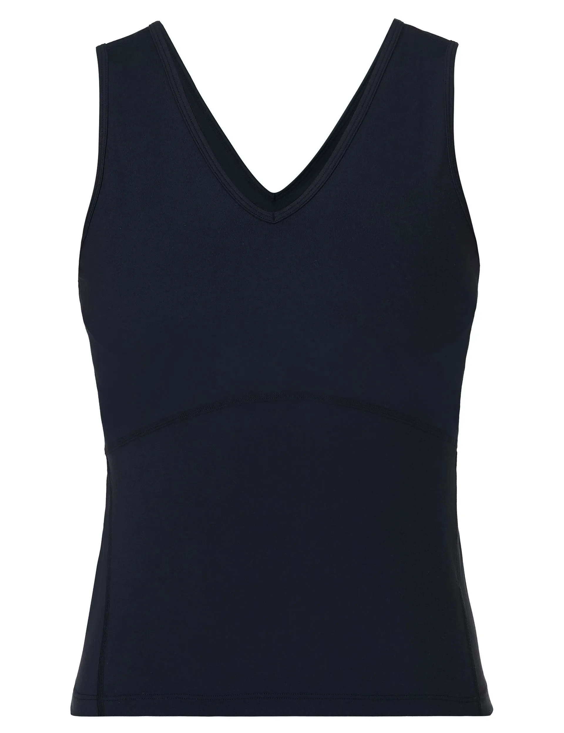 Gaia V-Neck Tank - Black