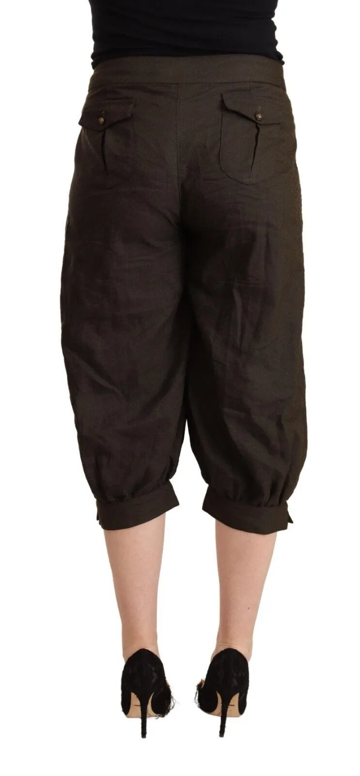 GF Ferre  Viscose Cropped Harem Women's Pants