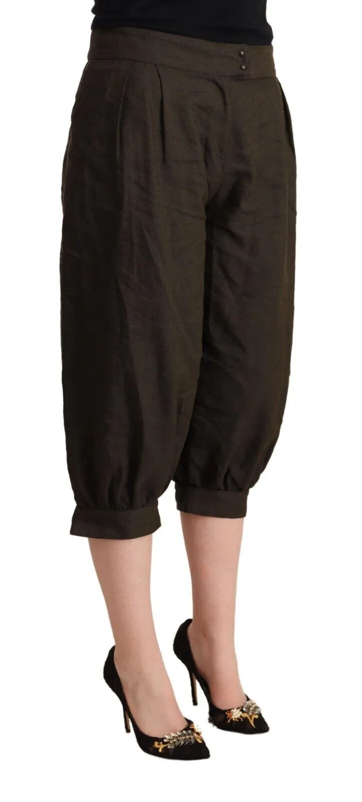 GF Ferre  Viscose Cropped Harem Women's Pants