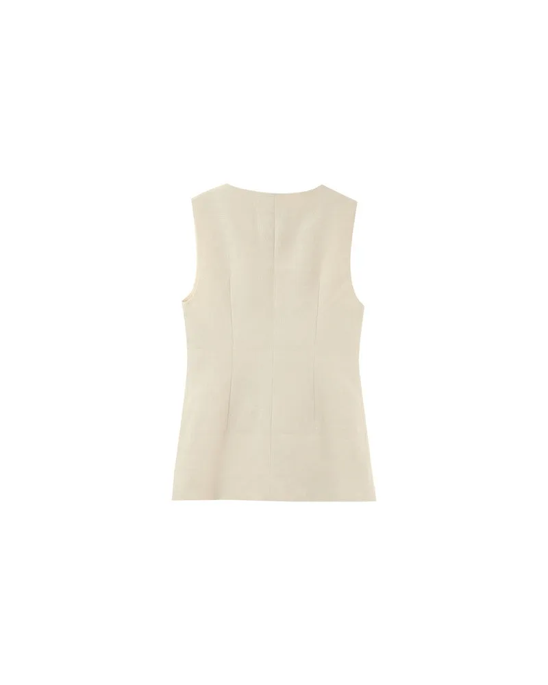 Gilet Paz Beige