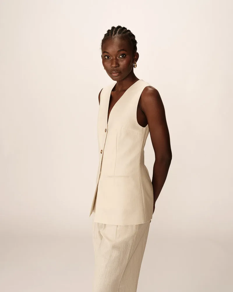 Gilet Paz Beige