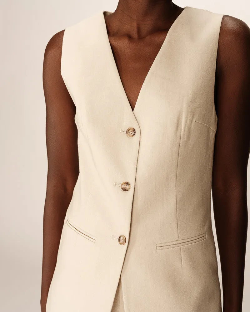 Gilet Paz Beige