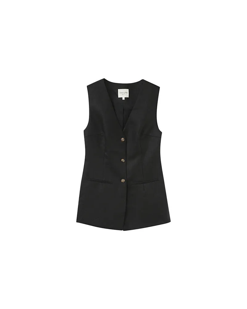 Gilet Paz Noir