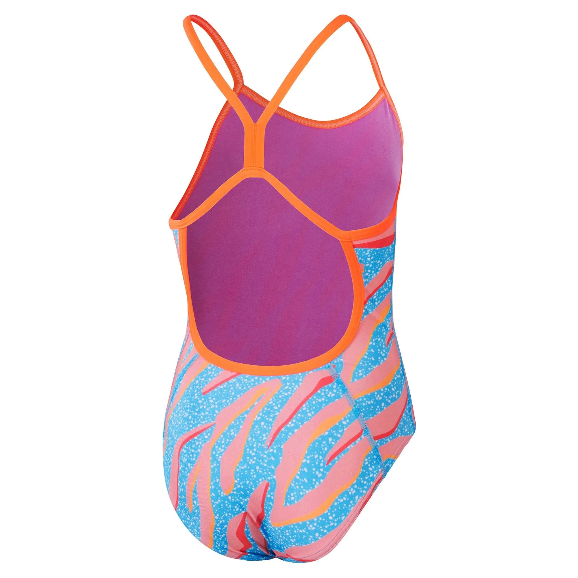 Girl's Allover Digital Vback One Piece