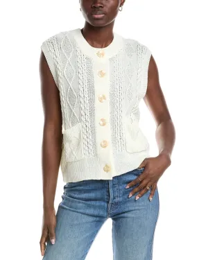 Gracia Cable Sweater Vest