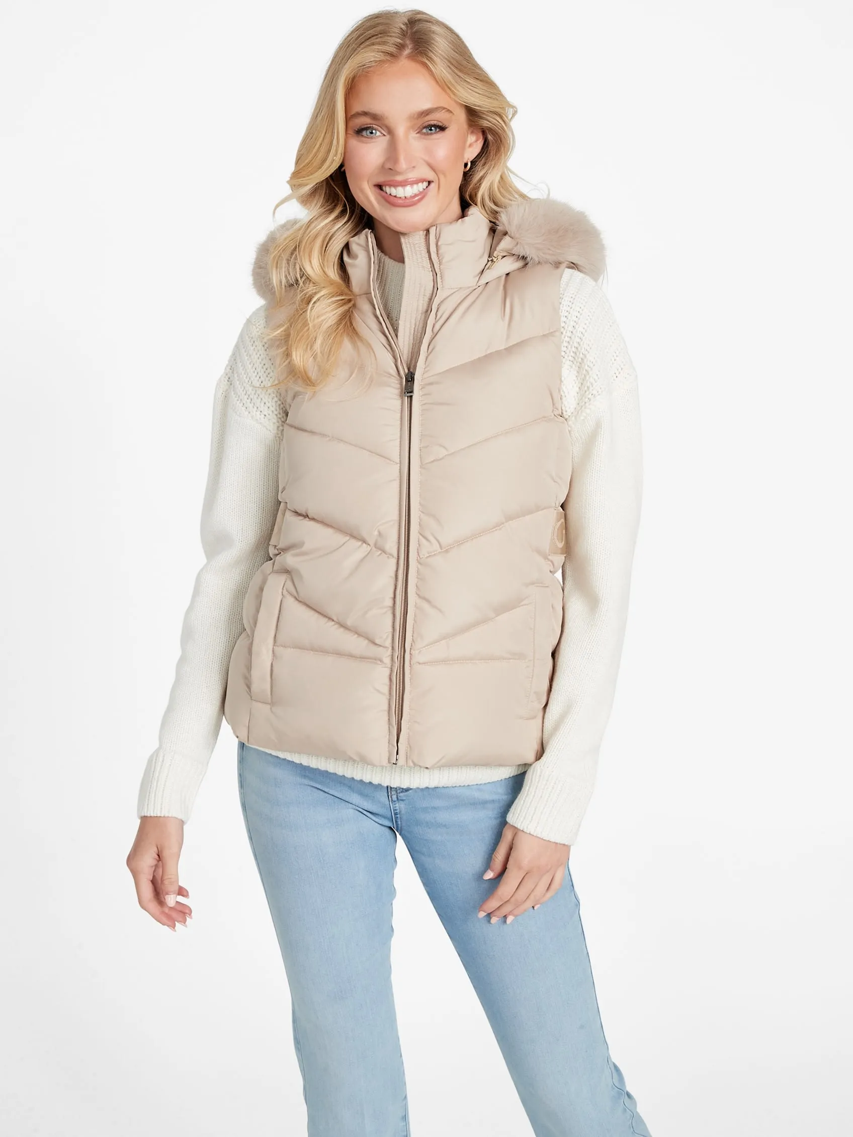 Hailey Hooded Quilted Vest