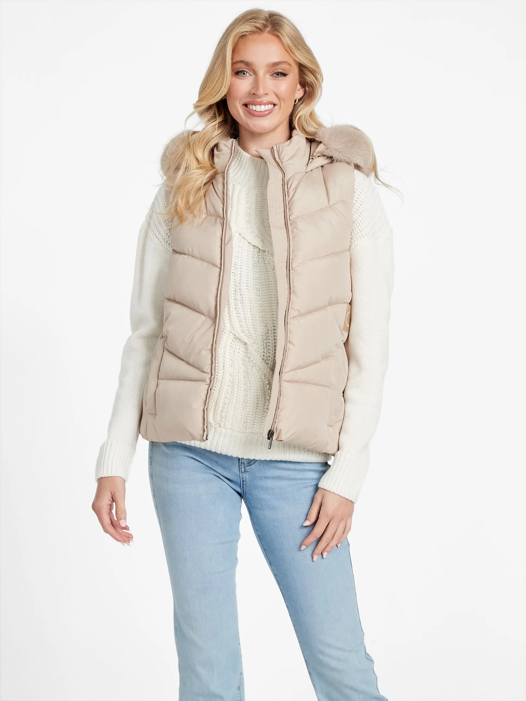 Hailey Hooded Quilted Vest