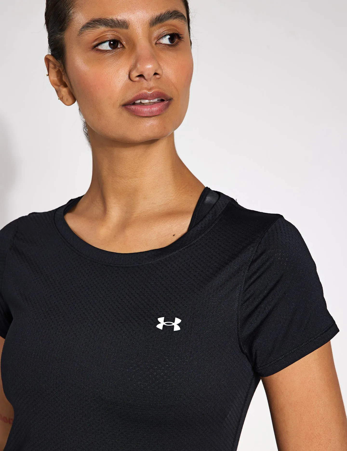 HeatGear Armour Short Sleeve - Black/White
