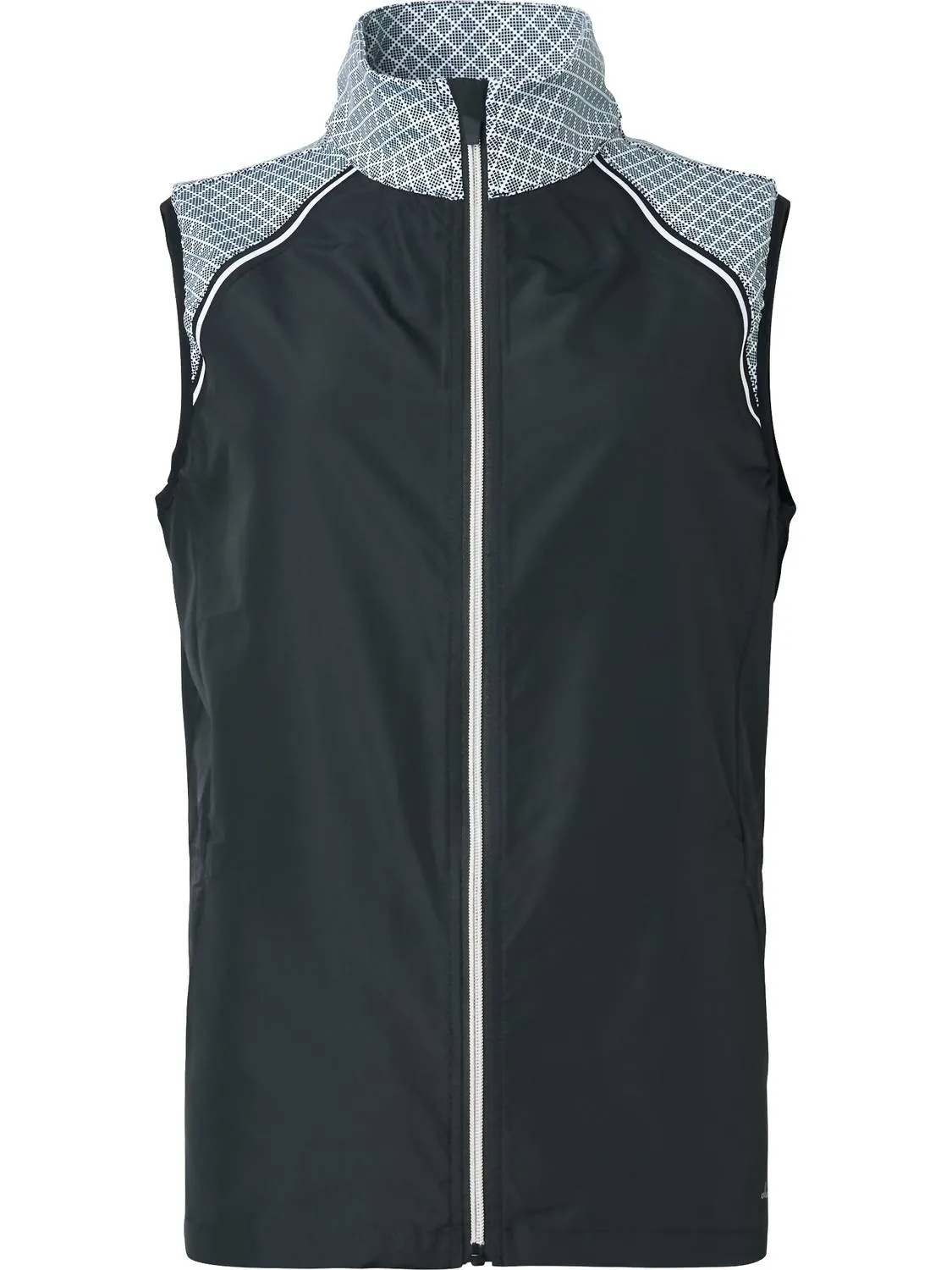 Hills Stretch Wind Vest In Black