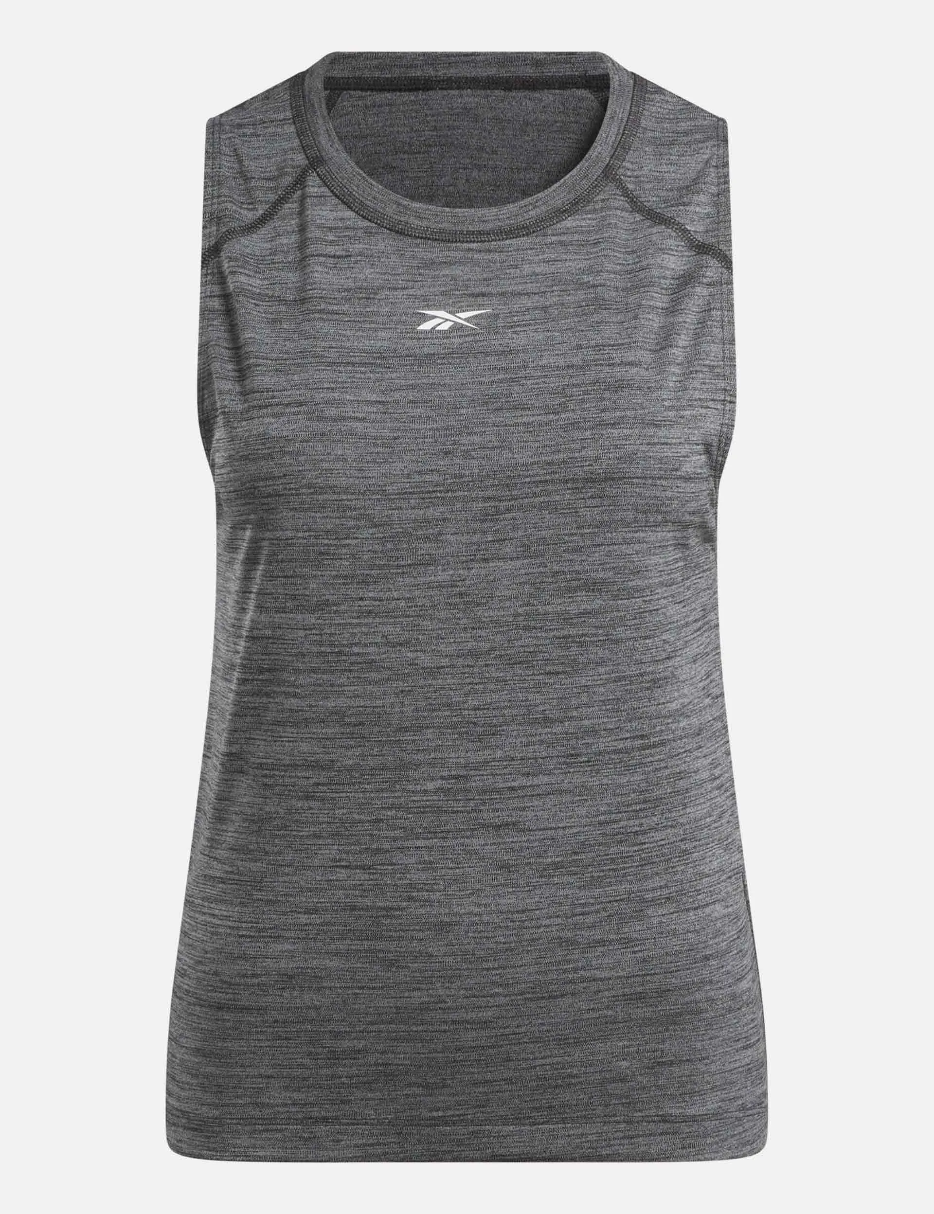 ID Train Tank Top - Black Melange