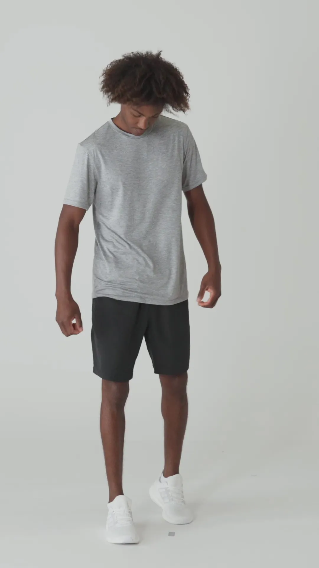 INSPORT MENS RUN TEE GREY