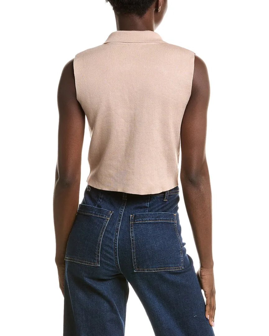 Isla Ciel Cropped Vest