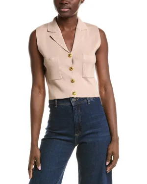 Isla Ciel Cropped Vest