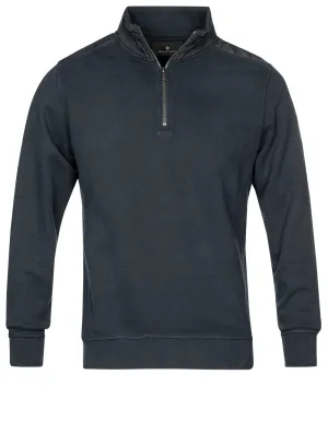 Jaxon Quarter Zip Sweater Charcoal