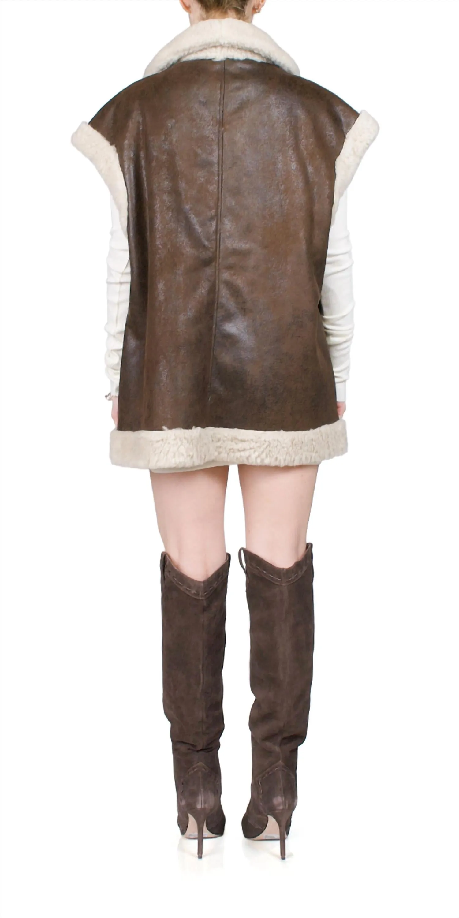 Jetz Vest In Choco Brown