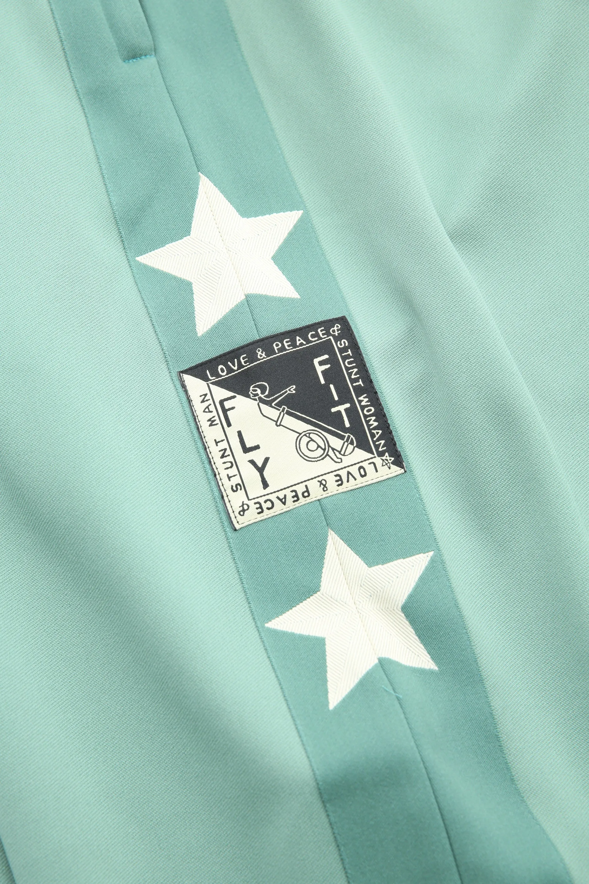 Kapital - Smooth Jersey Stantman (Stuntman) & Woman Baggy Track Pants - Light Green (LGR)