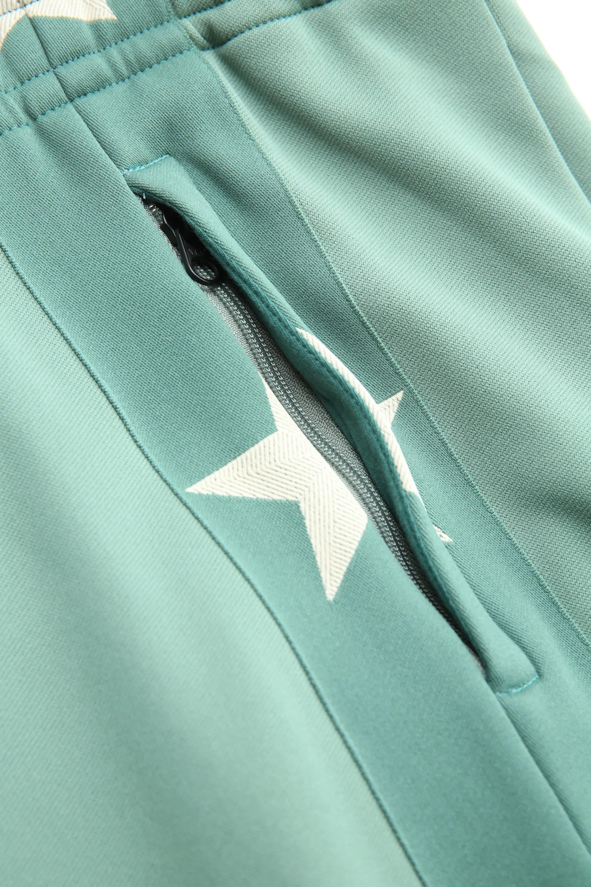 Kapital - Smooth Jersey Stantman (Stuntman) & Woman Baggy Track Pants - Light Green (LGR)