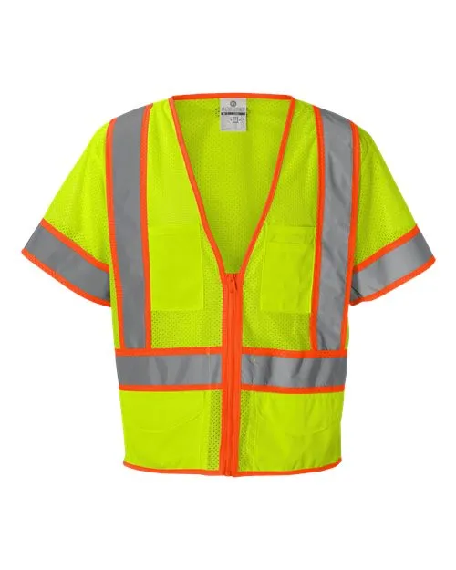 Kishigo 1242-1243 Ultra-Cool Six-Pocket Mesh Surveyor’s Vest