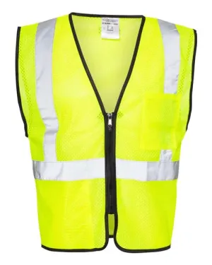 Kishigo 1537-1538 Double-Pocket Zippered Economy Class 2  Vest