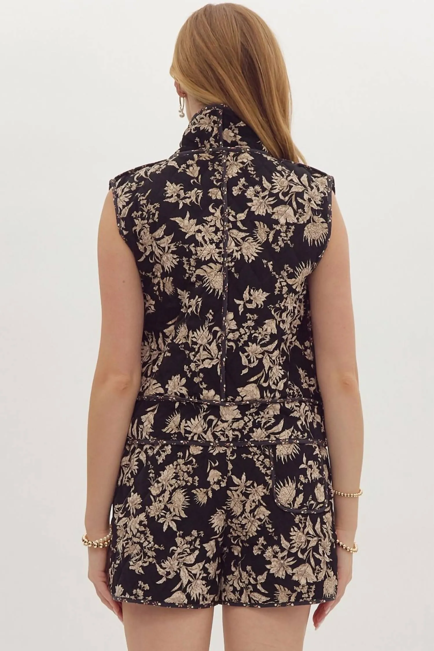 Lauraine Vest In Black