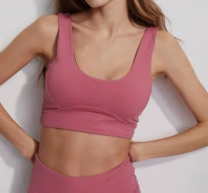 Let's Go Elsie Bra In Rose Wine