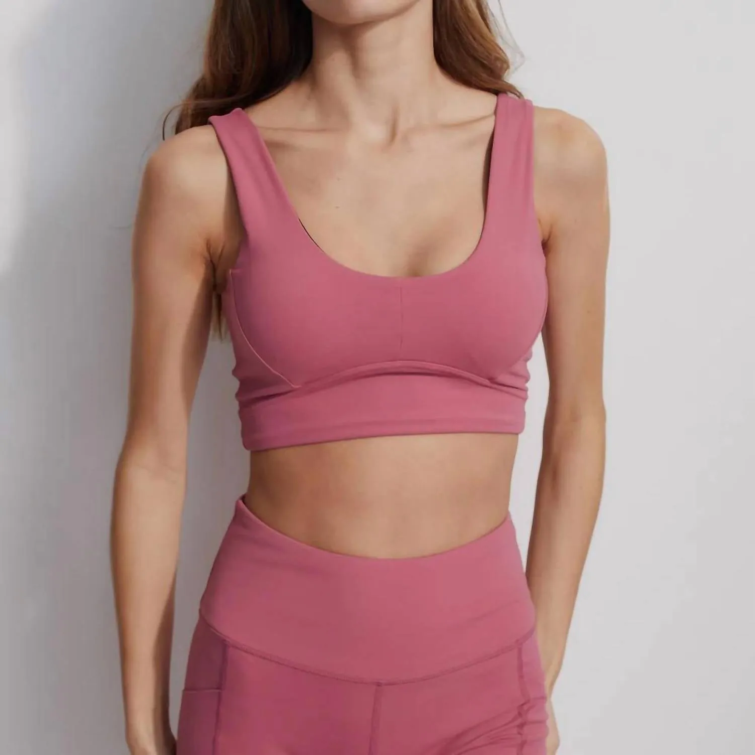 Let's Go Elsie Bra In Rose Wine