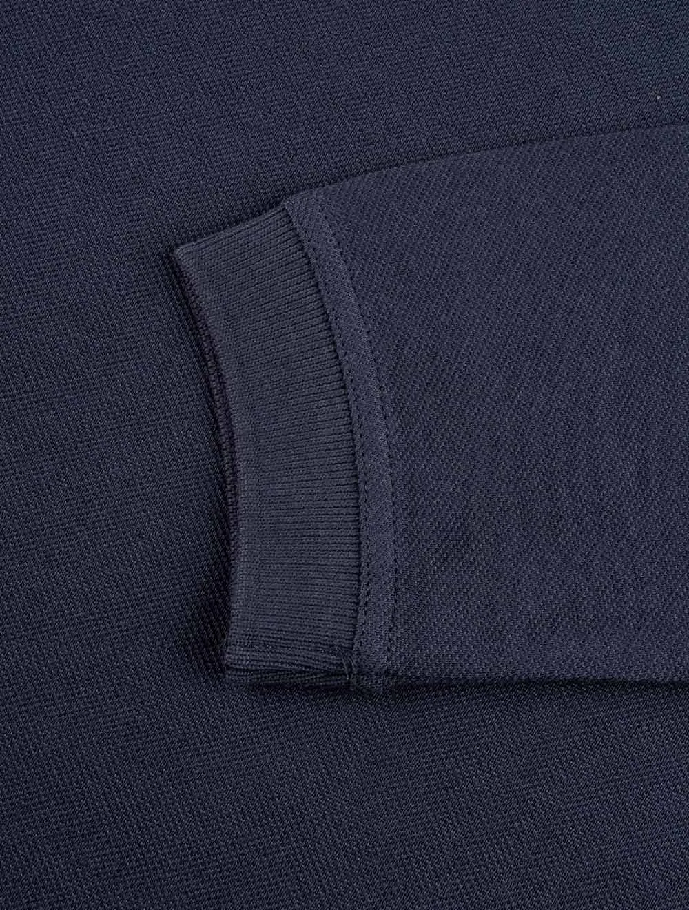 Longsleeve Sports Polo Navy