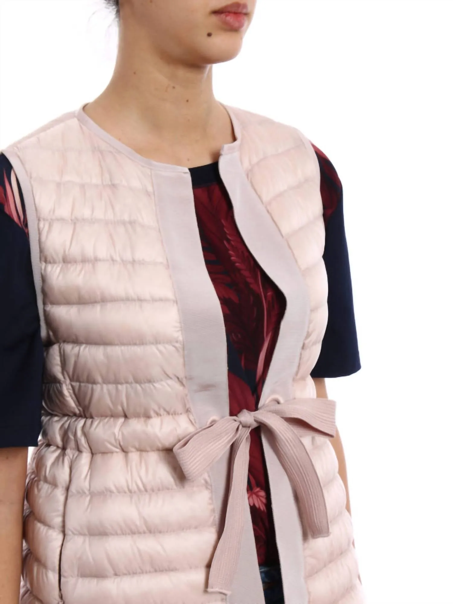Longue Saison Vest In Blush