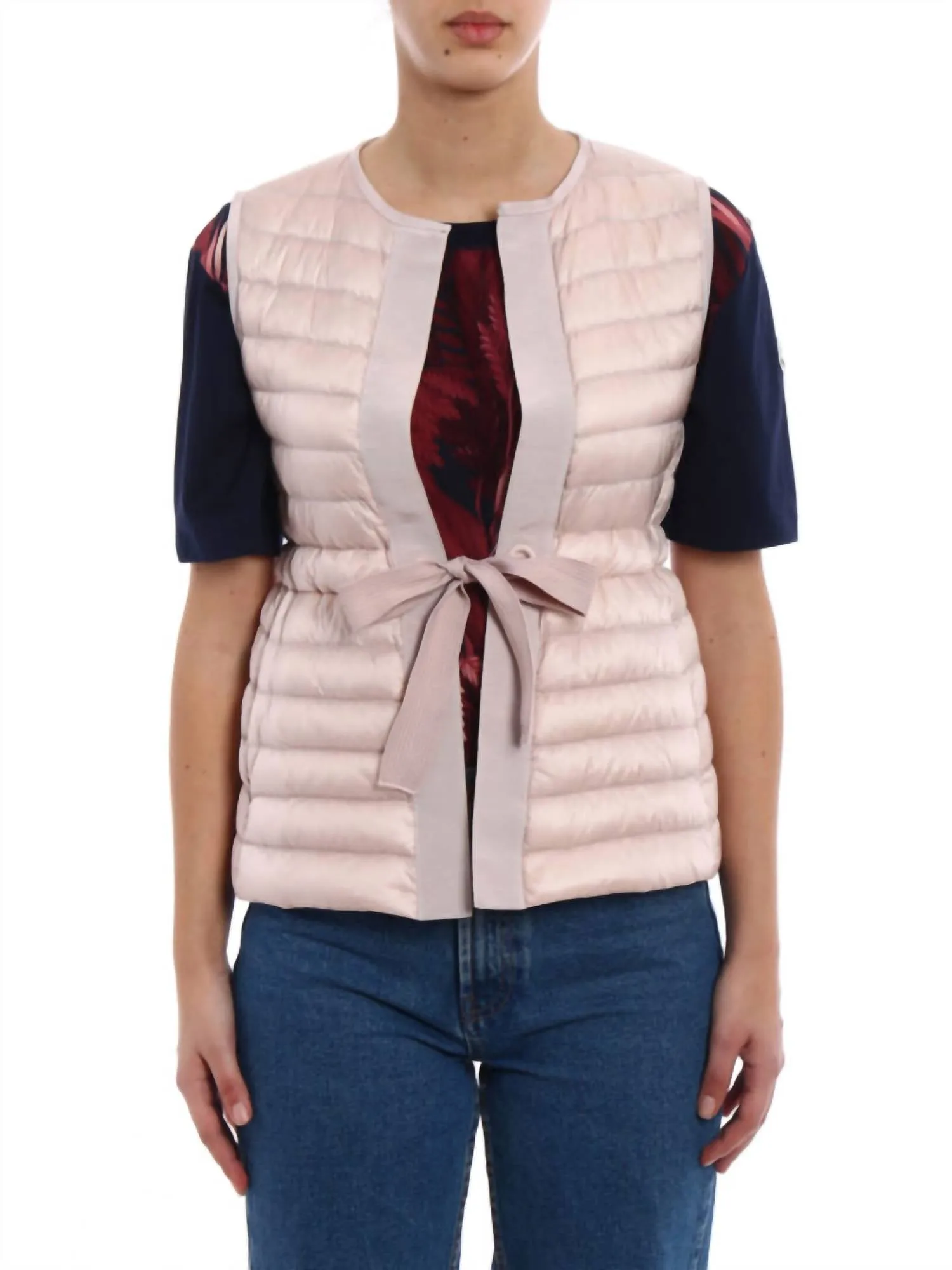 Longue Saison Vest In Blush