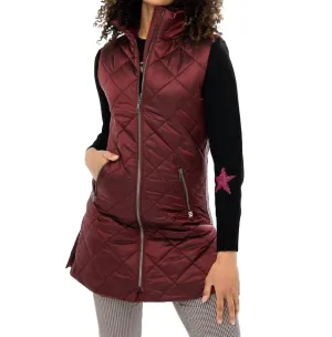 Marla Long Vest In Beets