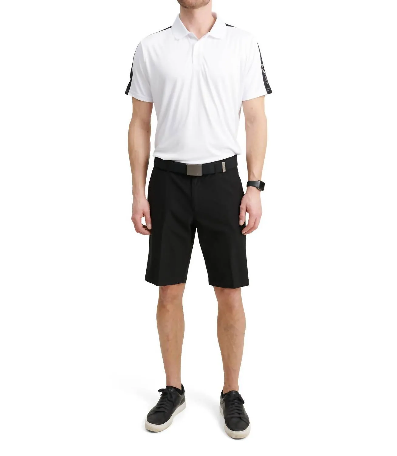 Men Mellion 4 Ways Stretch Shorts In Black