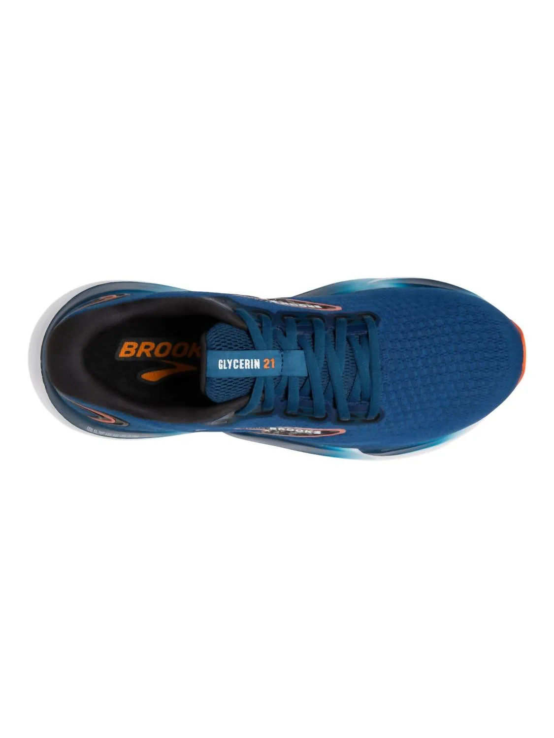 Men's Glycerin 21 Shoes In Blue Opal/black/nasturtium
