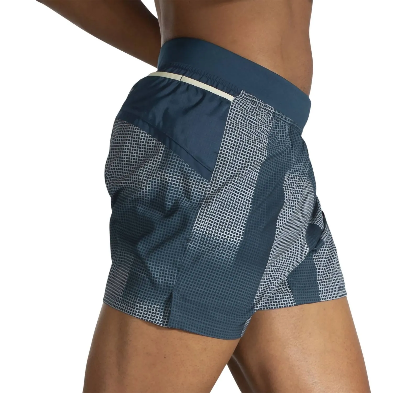 Men's Sherpa 5" Short In Indigo Rush Altitude Print