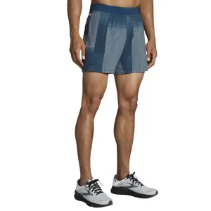 Men's Sherpa 5" Short In Indigo Rush Altitude Print