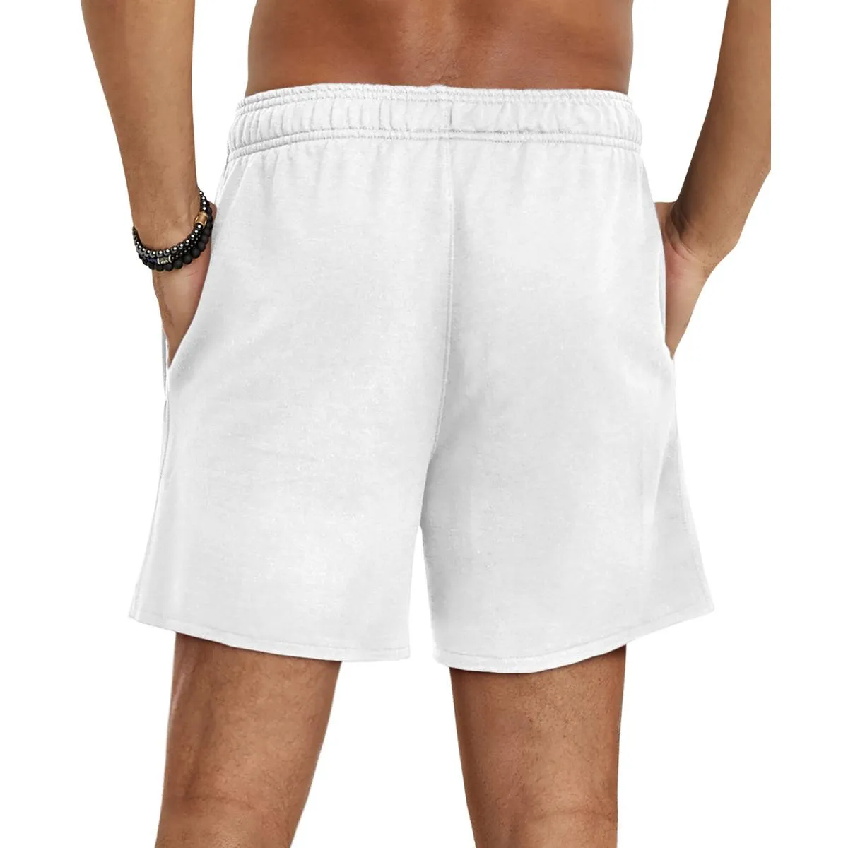 Mens Standard Fit Logo Flat Front