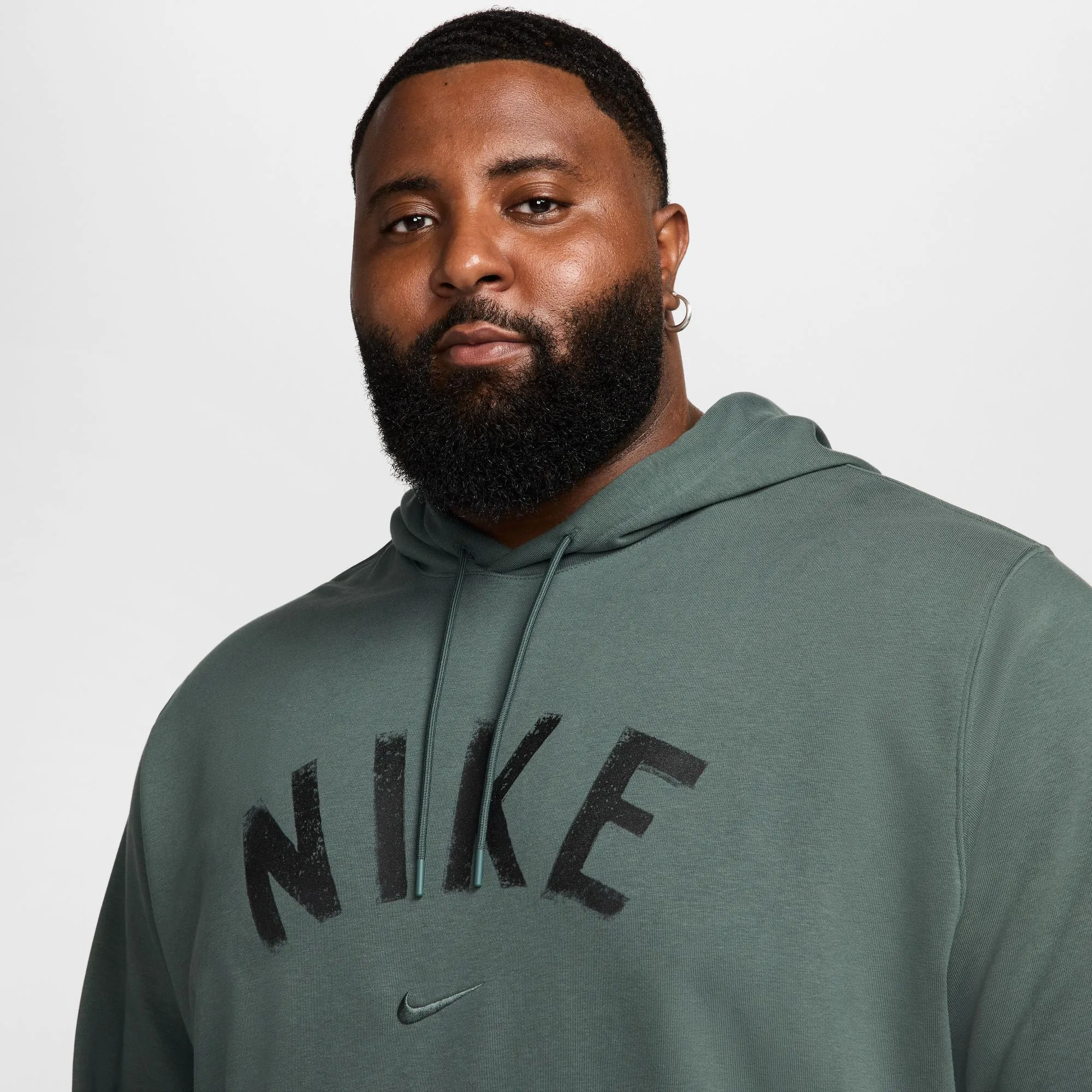 Men's Swoosh Fleece Pullover Fitness Hoodie