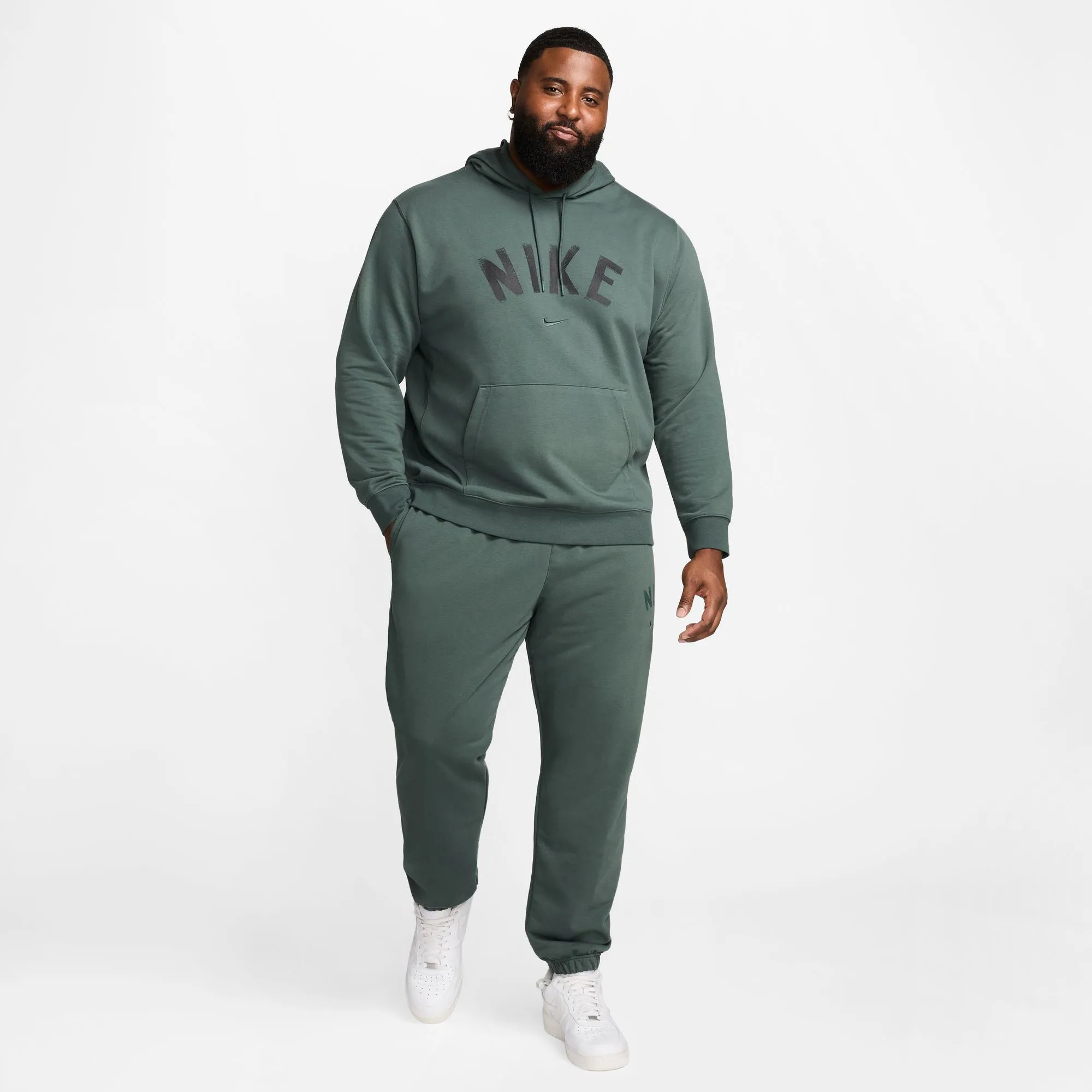 Men's Swoosh Fleece Pullover Fitness Hoodie