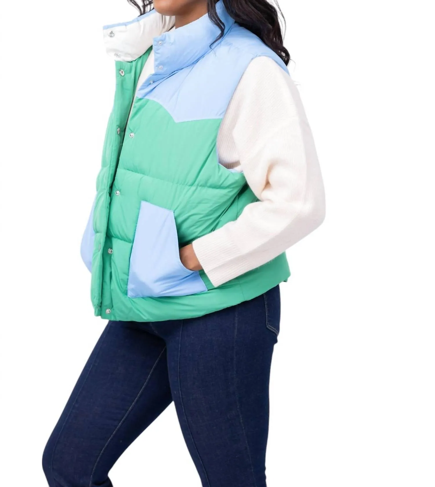 Miller Vest In Blue Grass