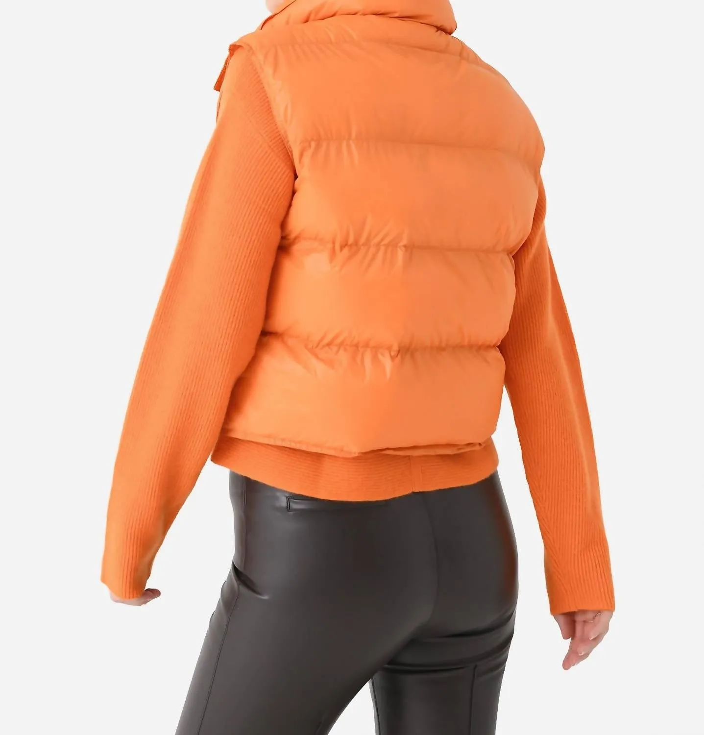Montblanc Vest In Tangerine