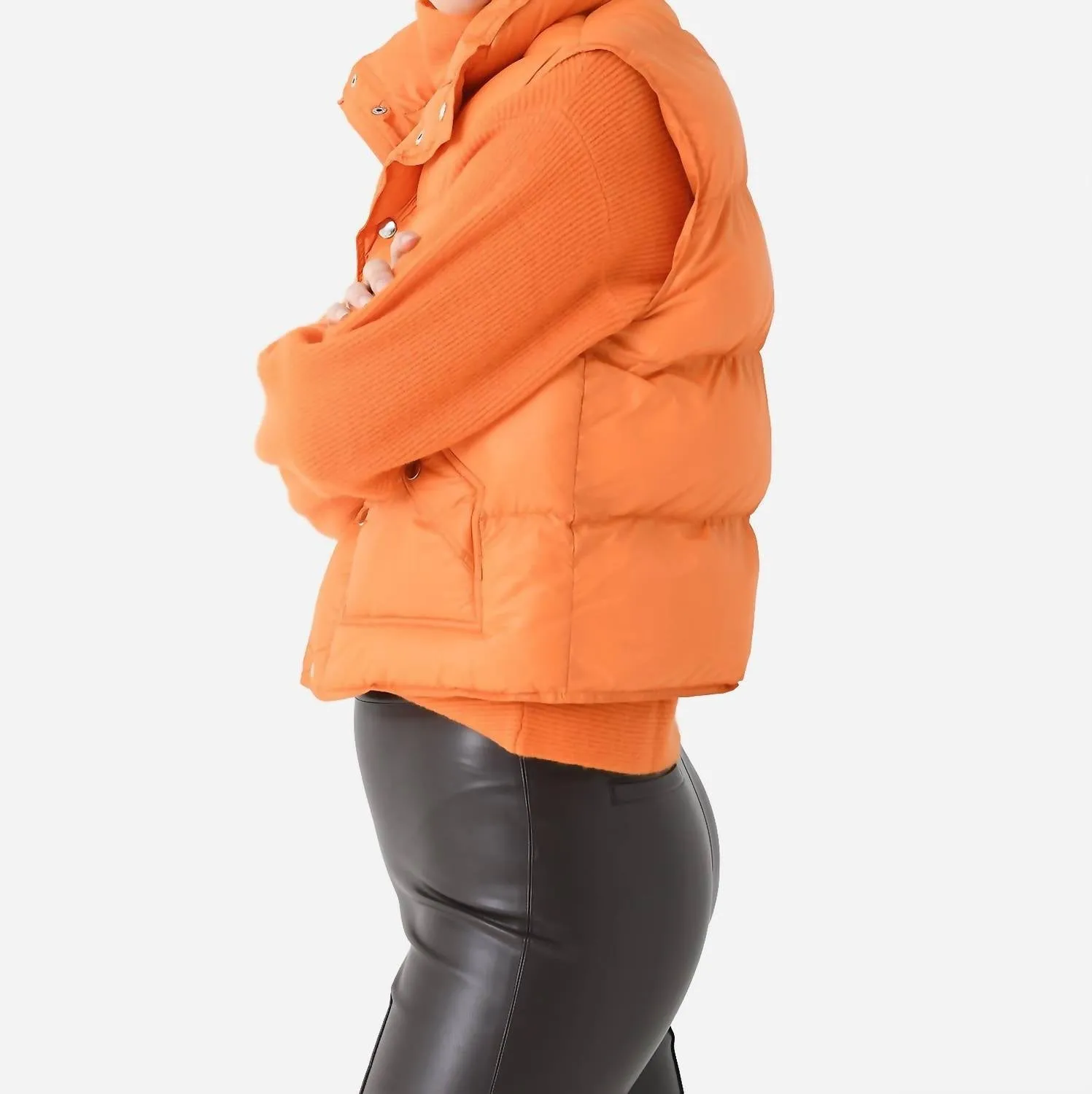 Montblanc Vest In Tangerine