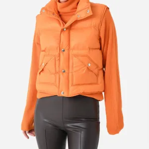 Montblanc Vest In Tangerine