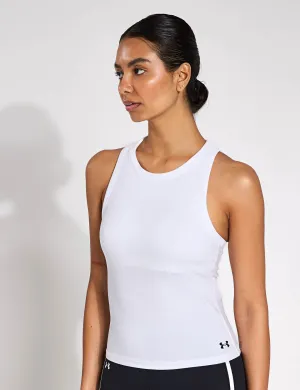 Motion High Neck Tank - White/Black