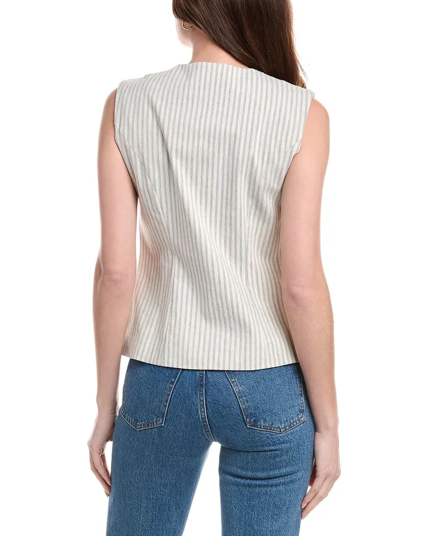 Nanette Nanette Lepore Linen-Blend Vest