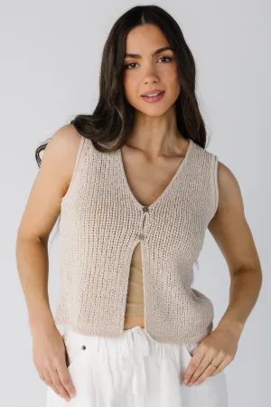 Natural Crochet Vest
