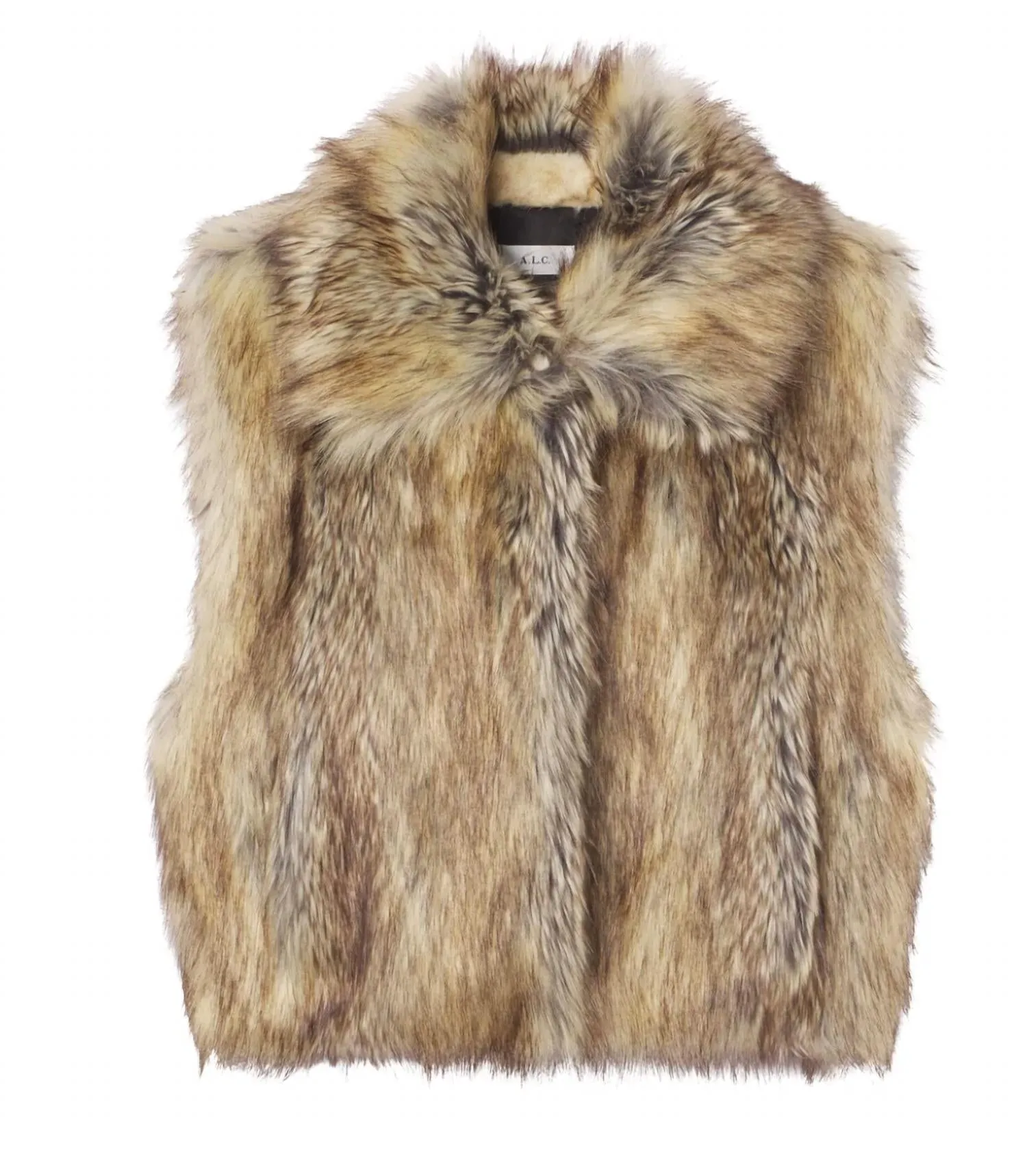 Naya Fur Vest In Brown