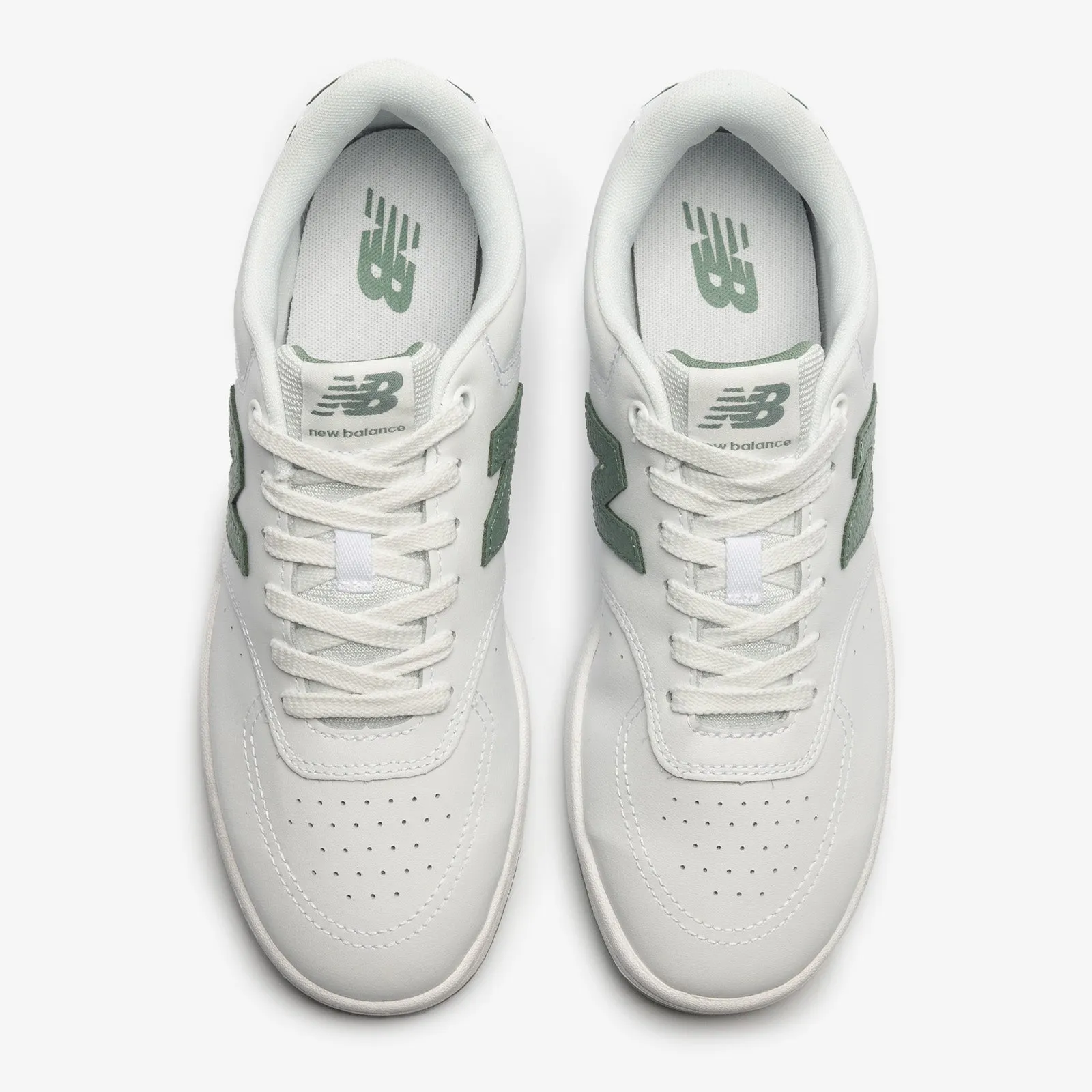 NEW BALANCE MEN'S BB80 GREEN/WHITE SNEAKER SHOES