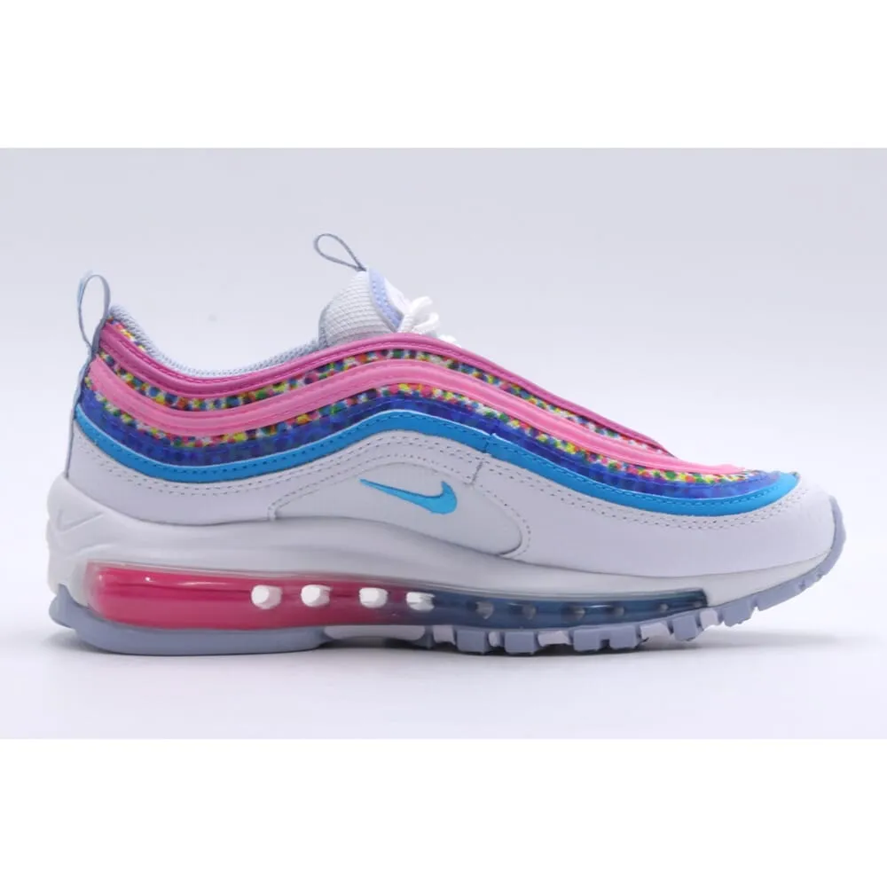 Nike Air Max 97 SE White/Blue Lightning  DV7550-100 Grade-School