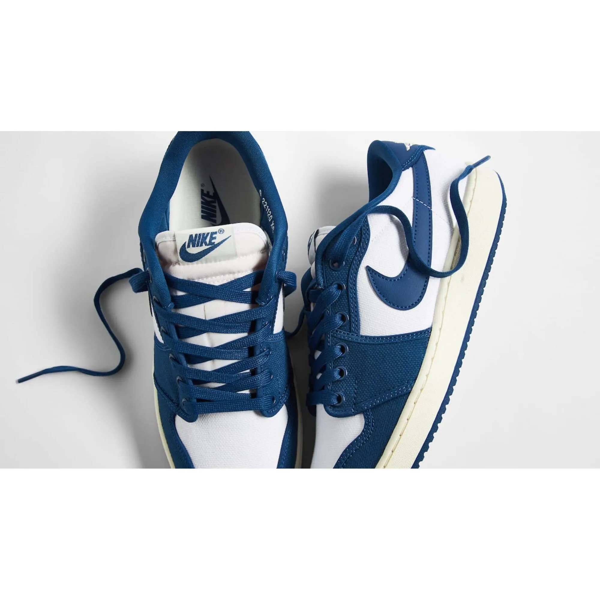 Nike AJKO 1 Low White/Dark Royal Blue-Sail  DX4981-103 Men's