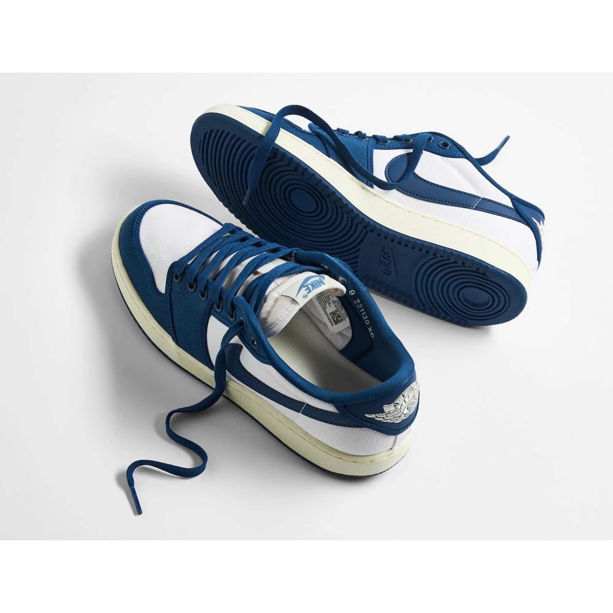 Nike AJKO 1 Low White/Dark Royal Blue-Sail  DX4981-103 Men's